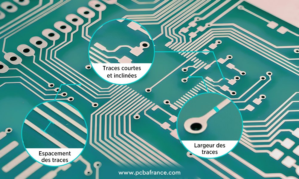 Largeur et espacement des pistes dans le routage de PCB