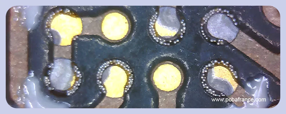 Défaut de pad noir