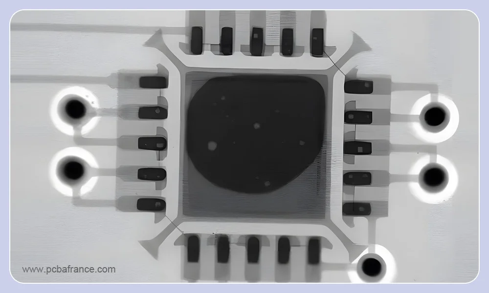 QFP vs QFN-Inspection par rayons X