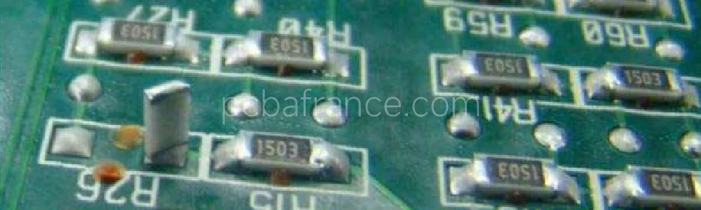 défauts de soudure-Tombstoning